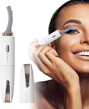 Electric Lash Curler - Small Electric USB Rechargeable Eyelash Curler - Safe Portable Makeup Accessories Natural Lash Curling Tool for Beauty Routine with Ease