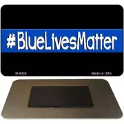 Blue Lives Matter Black Magnet Fridge Refrigerator Home Kitchen Decoration