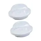 2 Pieces Microwave Steamers Steam Racks Household Cooking Vegetable Steamers