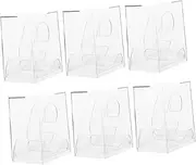 ANDRESLAD 6Pcs Boxes Transparent Watch Storage Boxes Durable Watch Packing Cases for Display and Organization Stable Base Materials
