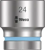 Wera Zyklop 8790 HMC 1/2" Socket, Hex Head 24mm x Length 37mm, 05003614001