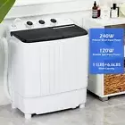 Portable Washing Machine 17.6Lbs Capacity Washer and Dryer Combo 2 In 1 Mini