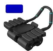 Ab Wheel Roller | Four-Wheel Ab Trainer Workout Equipment - Gym Core Working out Sliders with Automatic Rebound for Home, Dorm, Apartment