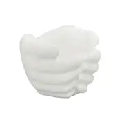 White Moose Resin Hand Planter Vase/Pot Plant Holder Home Display Decor White