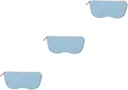 [CONGARTENO] 3pcs Glasses Bag Sunglass Cases Sunglasses Case Men's Eyeglass Case Eyeglass Case for Women Travel Sunglass Case Eyeglass Cases Sunglasses Pouch Sunglass Bag Sky-blue