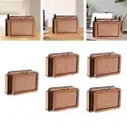 Wooden Piggy Bank USD Money Box, Money Bank Storage Container Money Saving Box