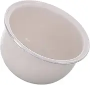 CATIEBYE Ceramic Rice Cooker Inner Pot Replacement Non Stick Cooking Container with Smart Temperature Control Versatile for Rice Porridge and Soups Removable Hemisphere Design for Kitchen