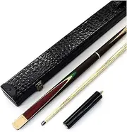57 Inch Billiard Cue, 3/4 Joint Snooker Cue, 18 Ounce With Premium Leather Cue Case, Easy To Assemble, Billiard Game Billiard Accessories