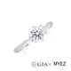 【MYEZ】GIA F vs1 50分 0.50ct Fvs1/無瑩光/3excellent/單鑽美鑽戒 女戒 求婚戒