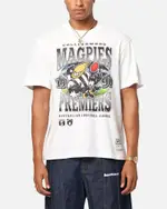 [MITCHELL & NESS] Mitchell & Ness Collingwood Magpies Mascot T-shirt Vintage White - Size M M Vintage White