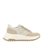 Hogan Mesh Panelled Sneakers 35,36,37.5,37,38.5,38,39.5,39,40,36.5 Ivory, brown