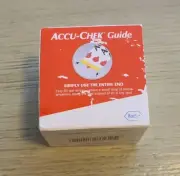Accu-Chek Guide Diabetic Blood Glucose Test Strips 100 Exp 10/2025. #1