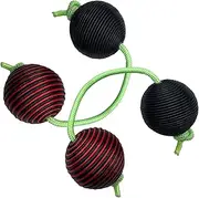 Aslatuas Rhythmic Ball - Hand Percussion Balls, Classical Kashaka Music Egg Shakers | Multifunctional Kashaka Musical Percussion Instrument, Multipurpose Drumming Coordination Toy for Lovers Beginners