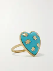 [Storrow] Storrow - Anna 14-karat Gold Turquoise Ring - 7 7 Gold