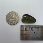 2.6g 13ct MOLDAVITE cabochon one side polished #ASP0029