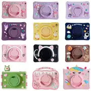 For iPad 10/98/7/6/5th Gen Air Mini 4 5 Pro Kids Cute Rotating Stand Cover Case