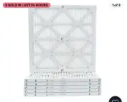1" Inch Glasfloss ZL MERV 10 Pleated Air Filters 17x35x1 17 X 35 X 1 Case of 12