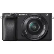 Sony Alpha A6400 w 16-50mm f/3.5-5.6 Lens - Black