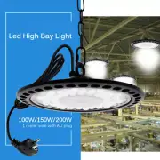 UFO LED High Bay Lights 100W/300W/500W Warehouse Industrial Shed Factory Lamps