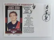 2002 Champions Of Essendon Gala Diner. James Hird. Stamped 30th Aug 2002.