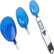 Daseeme Digital Kitchen Measuring Spoon Electronic Ladle Scale Ingredient Dosing Scales, with 3 Removable Interceable Heads Easy to Clean, Kitchen Utensil