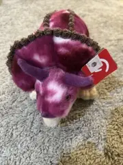 14 Inch Purple Triceratops Dinosaur Plush Stuffed Animal by Aurora