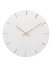 [One Six Eight London] Luca White 40cm Silent Wall Clock