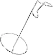 SOLUSTRE Stainless Steel Milk Frother Rack Egg Mixer Stand for Kitchen Organization Heavy Duty Eggbeater Rest to Keep Counters Clean and Tidy for Baking and Cooking