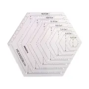 Hexagon Quilting Templates for Cutting Patterns Patchwork Ruler
