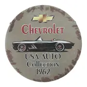 Chevrolet Round Tin Sign 30cm