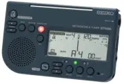 SEIKO Metronome Tuner Black STH200B Japan New