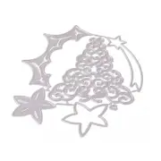Christmas Tree Metal Cutting Dies Stencil Scrapbooking Album Paper Card Template