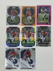 8 Card Lot JaVonte Williams RC Silver Prizm Select Holo Die Cut Denver Broncos