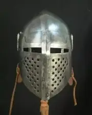 Knight Helmet Medieval Armour Buhurt Battle Gift Medieval Reproduction