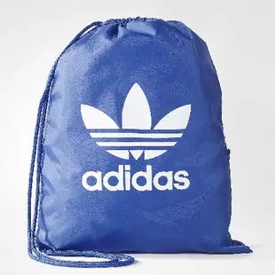 adidas Trefoil Gym Sack 束口袋 藍 白 BJ8358