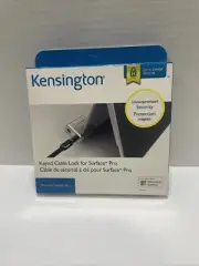 KENSINGTON KEYED CABLE LOCK FOR MICROSOFT SURFACE PRO 7+ 7 6 5 4 GO 2 1 62055