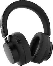 ATTACK SHARK G500 Active Noise Cancelling Wireless Headphone, Over Ear Bluetooth Headset with Built-in Mic, BT5.3 & 3.5MM Wired Dual Mode, Lightweight Foldable, On-Ear Style for Home/Office - Black