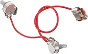 QUMIIRITY Guitar Wiring Harness Set with 500k Pots 3-way Switch Metal Jack for Sound Control Stable Performance Use Guitar Models