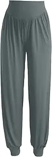 [Generic] Women's Yoga Pants Workout Crossover Soft Yoga Pants Cross Work Pants