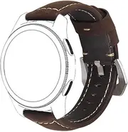 [RAYESS] Genuine Leather Straps 18/20/22mm Watch Accessories For Garmin Vivoactive 4S 3S Forerunner 645 245 Venu2 smart watch bracelets