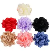 Camellia Hair Accessories DIY Fabric Flower Decorations for Home and Weddings