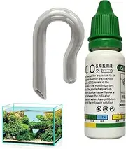 Generisch Aquatics Co2 Drop Checker Solution, Aquarium Test CO2 Kit - Water CO2 Checker, Transparent Aquarium CO2 Set for Planted Aquariums, Aquariums, CO2 System