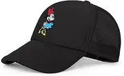 [Disney] Adult Trucker Hat, Minnie Mouse Mesh Snapback Baseball Cap
