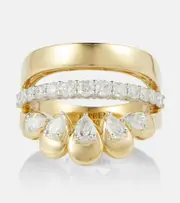 [Yeprem] Yeprem 18kt gold ring with diamonds N gold