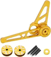 Bike Chain Tensioner Supports 1 to 6 Speeds CNC Aluminum Alloy Rear Derailleur Chain Tensioner Folding Bike Chain