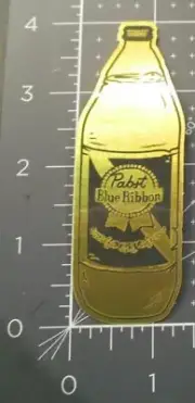 PABST BLUE RIBBON Gold 40oz forty pbr STICKER decal craft beer brewery brewing