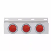 United Pacific 61758 Mud Flap Hanger Mud Flap Plate, Top, Stainless, With
