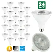 Sunlite 18W Dim LED Reflector Bulb 100W Incandescent Wide Flood 4000K-White 24Pk