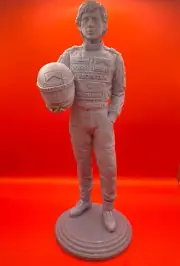 Giant Ayrton Senna 300 mm Statue Figure F1 3D Resin Printed Formula One Brazil