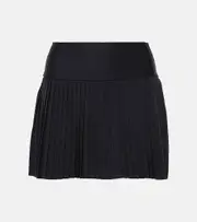 [Alo Yoga] Alo Yoga Grand Slam pleated tennis skirt AU 8 black